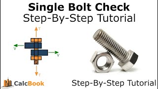 Single Bolt Check AISC 360 [upl. by Tarryn]