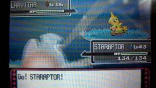 Shiny Larvitar  Pokemon Platinum [upl. by Arym]