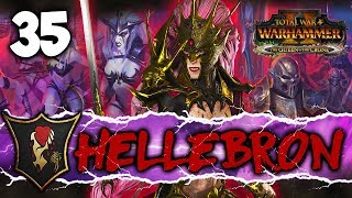 LIZARDS ON THE WARPATH Total War Warhammer 2  Dark Elf Mortal Empires Campaign  Hellebron 35 [upl. by Coad967]