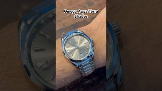 Omega Seamaster Aqua Terra Shades 38mm Sandstone on 675 quot17cm wrist watch omega wristwatch [upl. by Laehcym]