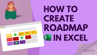 How to Create a Roadmap in Excel  FREE Download [upl. by Uaeb]