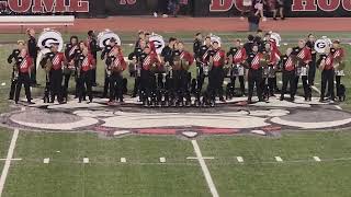 UGA  Red Coats Drumline  Fulton County Marching Band Exhibition Sept 21 2024 [upl. by Idur415]