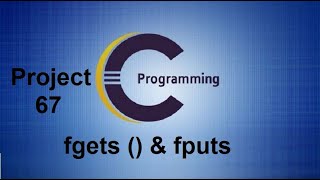 File Handling Program using fgets and fputs in C Programming  Project 67 [upl. by Metsky]