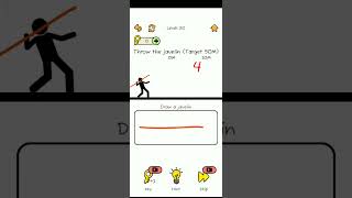 draw 2 beat game level 20 throw the javelin target 50 m mast video viralvideo gaming subscribe [upl. by Buchbinder596]