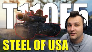 American HEAVY with Armor amp Precision T110E5  World of Tanks [upl. by Noloc809]