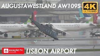 AgustaWestland AW109S Grand • 9HMPR • Departure • Lisbon Airport [upl. by Loggia]