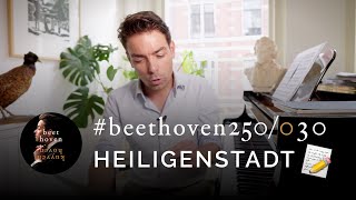 Beethoven250030 The Heiligenstadt Testament  Christiaan Kuyvenhoven pianist [upl. by Warenne]