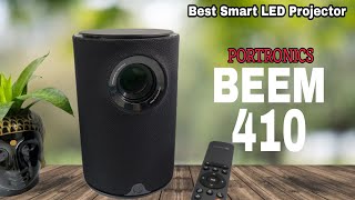 Projector  Portronics Beem 410 Smart LED Projector  Best Projector for home with 6W Speakers [upl. by Sunday]