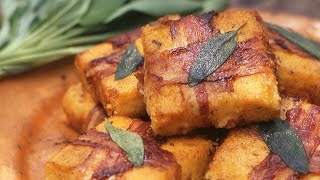 Recette  Polenta grillée au bacon [upl. by Aneet]