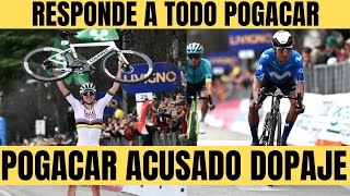 POGACAR RESPONDE CRITICAS DE DOPAJE EN EL GIRO DE LOMBARDIA 2024QUINTANA EL MEJOR COLOMBIANO [upl. by Ferdinana]