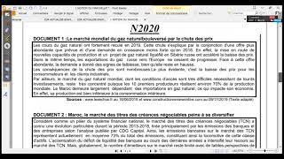 2BAC ECONOMIE NOTION DU MARCHE EXERCICES NATIONAL CORRIGES [upl. by Gisser617]