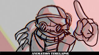 Madness Combat Timelapse 7 Mag Hank animation remake [upl. by Edobalo]