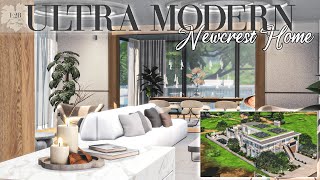 ULTRA MODERN NEWCREST HOME 40X20  Sims 4 CC Speed Build  DOWNLOAD LINK TRAYCCCC LINKS [upl. by Radley]