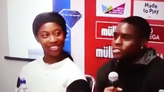 Shelly Ann Fraser Pryce VS Christian Coleman [upl. by Warfore]