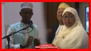 MAWAIDHA YA SHEIKH IZUDIN YAMKOSHA RAIS SAMIA ATUMA OMBI MAALUM PAZITO SANA NASOMA DUA ZOTE [upl. by Enilorac]