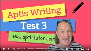 Aptis ESOL Writing Test 3 with Sample B2 answers and tips [upl. by Winchell]