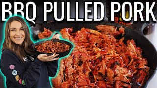 Smoked BBQ PULLED PORK the EASY way  HowTo [upl. by Anerok]