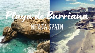 Playa de Burriana  Nerja Spain [upl. by Cyna]