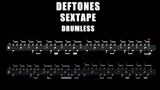 Deftones  Sextape  Drumless with scrolling drum score [upl. by Witherspoon]