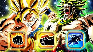 BEST HIDDEN POTENTIAL BUILDS TEQ LR BROLY amp PHY LR SSJ GOKU GOHAN TRUNKS Dokkan Battle [upl. by Aicemed]