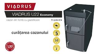 Viadrus U22 Economy  curățarea cazanului [upl. by Arihsa]