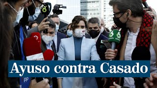 Ayuso carga contra Casado por intentar quotdestruirlaquot [upl. by Cornwall908]