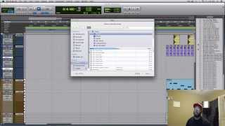 How To Import iTunes files into ProTools  wwwBeatTechniquesbiz [upl. by Alih]