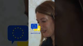 Pope Francis happy to meet Roberta Metsola in Vatican City praying for peace in Europe [upl. by Boy]