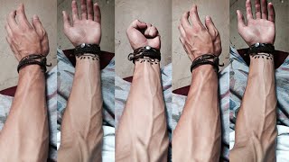 get veiny Forearms permanently  in less than 3 min at home [upl. by Enaujed]