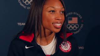 Allyson Felix Interview US Olympic Gold Medalist [upl. by Kendrah749]