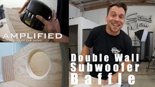 Double Walled Subwoofer Baffle for our JL Audio 8W7 Enclosure [upl. by Irish]