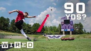 Why Its Almost Impossible to Kick a 90Yard Field Goal  WIRED [upl. by Cathleen]