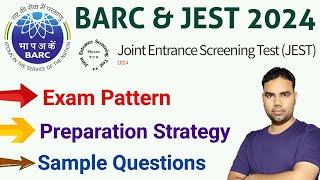 BARC JEST 2024 Exam Preparation Strategy [upl. by Kylie105]