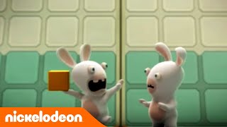 Les lapins crétins  Invasion  Le cube  Nickelodeon France [upl. by Judson]