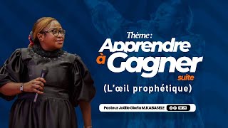 L oeil Prophetique  Pasteur Joelle Gloria M KABASELE [upl. by Anawyt]