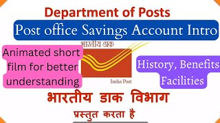 Introduction of Post office Savings Bank  POSA account Benefits amp Facilities [upl. by Pack]