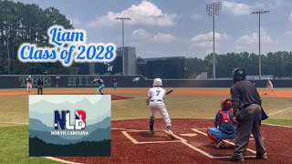 7 Liam  Next Level Baseball NC Class of 2028  Highlights Summer 2024 [upl. by Dedric]