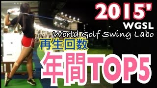 2015年 再生回数 年間人気動画トップ5発表【WGSL】ゴルフ [upl. by Cornell]