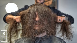 10 YEARS of Long Hair Gets CUT OFF 😱 HUGE Haircut Transformation [upl. by Ayatal]