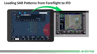 Transferring SAR Patterns from Foreflight to the Avidyne IFD [upl. by Enyal]