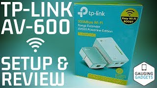 TPLink AV600 Powerline WiFi Extender Review and Setup Tutorial [upl. by Elletnuahc]