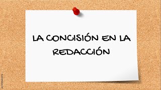 Concisión en la redacción  Quinto de secundaria Lenguaje [upl. by Anderegg7]