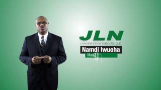 Namdi Iwuoha Managing Member of JLN Construction Services LLC [upl. by Oirogerg]