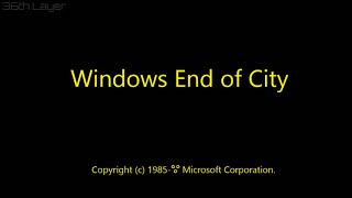 Windows End of  Versions [upl. by Cornelia]