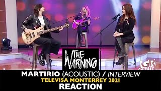 Brothers REACT to The Warning Martirio Acoustic 2021 Televisa Monterrey [upl. by Nappie665]