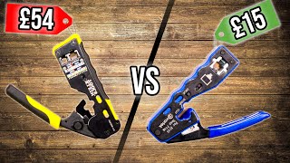 Cheap vs Expensive RJ45 Crimping 😳 Tool Battle [upl. by Casie]