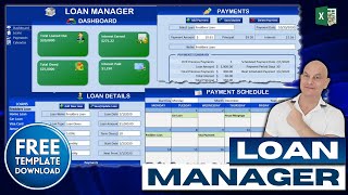 Master Loan Management in Excel Free Download Included [upl. by Icaj597]