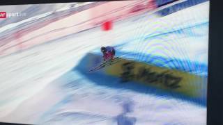 Beat Feuz vs Erik Guay  St Moritz 2017 [upl. by Cenac]