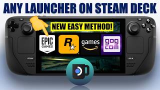 Install ANY Game Launcher on Steam Deck EASY Method with Decky Plugin Epic Rockstar GOG amp More [upl. by Formenti]