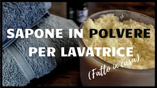 Come fare il SAPONE in polvere per il bucato FATTO IN CASA 🌿  Pillole Zero Waste 1 [upl. by Eniarrol]